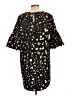 Halogen Print Black Casual Dress Size L - photo 2
