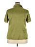 Kasper 100% Polyester Green Short Sleeve Blouse Size 18 - photo 2