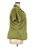 Kasper 100% Polyester Green Short Sleeve Blouse Size 18 - photo 4