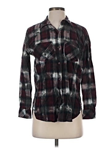 a.n.a. A New Approach Long Sleeve Button-Down Shirt (view 1)