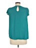 papermoon designed exclusively for Stitch Fix 100% Polyester Teal Short Sleeve Blouse Size M - photo 2