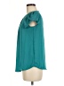 papermoon designed exclusively for Stitch Fix 100% Polyester Teal Short Sleeve Blouse Size M - photo 5