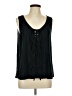 Ella Moss 100% Rayon Black Sleeveless Blouse Size L - photo 1