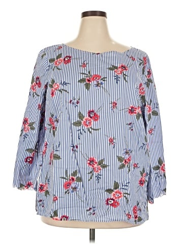 Liz Claiborne 3/4 Sleeve Blouse (view 1)