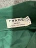 FRAME 100% Silk Green Long Sleeve Silk Top Size L - photo 7