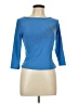 Perseption Blue 3/4 Sleeve Top Size L - photo 1