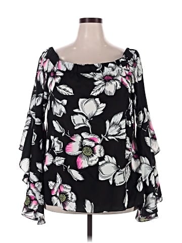 City Chic 3/4 Sleeve Blouse (view 1)