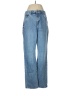 Sincerely Jules 100% Cotton Stripes Blue Jeans Size 29 waist - photo 1