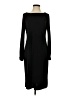 Talbots Solid Black Casual Dress Size S - photo 1