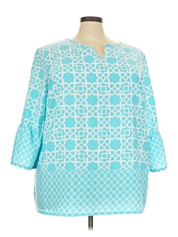 Ruby Rd. 3/4 Sleeve Blouse (view 1)