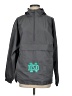 Champion 100% Polyester Gray Windbreaker Size S - photo 1