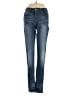BKE Hearts Blue Jeans Size 24r - photo 1