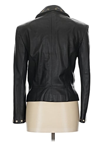 St. John Collection by Marie Gray Leather Jacket (view 2)