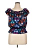 Paper Tee Teal Blue Short Sleeve Top Size XL - photo 1