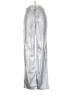 Express 100% Polyester Metallic Silver Casual Pants Size 0 - photo 1