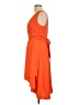 DKNY 100% Polyester Orange Cocktail Dress Size 10 (petite) - photo 5