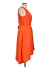 DKNY 100% Polyester Orange Cocktail Dress Size 10 (petite) - photo 4