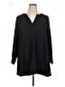 DR2 100% Polyester Black 3/4 Sleeve Blouse Size 1X - photo 1