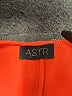 Astr 100% Polyester Orange 3/4 Sleeve Blouse Size XS - photo 7