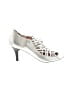 Corso Como Metallic Silver Heels Size 9 1/2 - photo 1