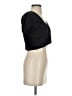 Olivaceous 100% Nylon Black Cardigan Size S - photo 4