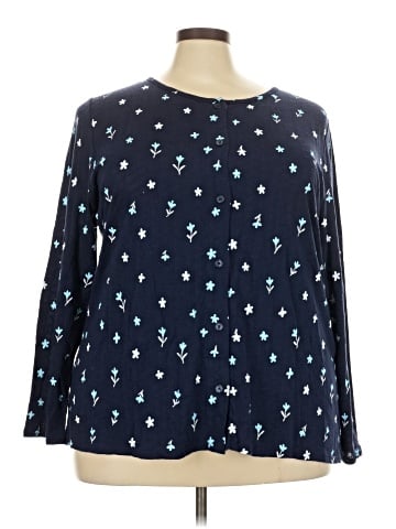 Lane Bryant Long Sleeve Blouse (view 1)