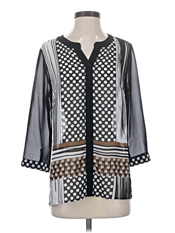 Easywear by Chico's 3/4 Sleeve Blouse (view 1)