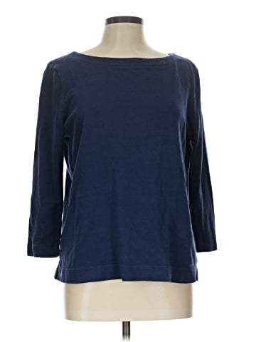 Ann Taylor LOFT 3/4 Sleeve T-Shirt (view 1)