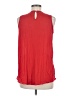 Faded Glory 100% Polyester Red Sleeveless Blouse Size M - photo 2