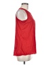 Faded Glory 100% Polyester Red Sleeveless Blouse Size M - photo 4
