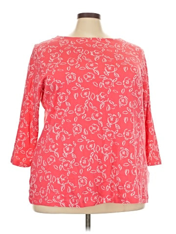 Croft & Barrow 3/4 Sleeve T-Shirt (view 1)