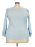 Fever Blue Long Sleeve Blouse Size 3X - photo 1