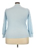 Fever Blue Long Sleeve Blouse Size 3X - photo 2