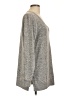 Lucky Brand Metallic Gray Pullover Sweater Size L - photo 4