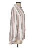 BeachLunchLounge Stripes Ivory Long Sleeve Button-Down Shirt Size S - photo 4