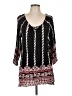 Nostalgia 100% Rayon Black 3/4 Sleeve Blouse Size L - photo 1