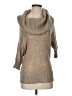 Elle Metallic Tan Turtleneck Sweater Size XS - photo 1