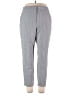 Worthington Stripes Gray Casual Pants Size 16 - photo 1