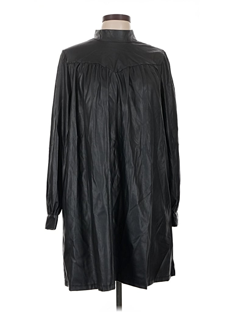 Pre-owned Who What Wear Casual Dress In Black