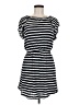 Splendid Stripes Black Casual Dress Size M - photo 1