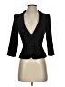 White House Black Market Solid Black Blazer Size 00 - photo 1