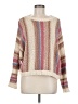 Billabong 100% Cotton Stripes Ivory Pullover Sweater Size M - photo 1