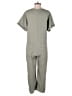 Roolee Solid Gray Jumpsuit Size S - photo 2