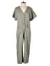 Roolee Solid Gray Jumpsuit Size S - photo 1