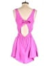 Jennifer Hope 100% Silk Solid Pink Romper Size XS - photo 2