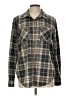 BeachLunchLounge Gray Long Sleeve Button-Down Shirt Size L - photo 1