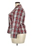 Henry Lee 100% Acrylic Plaid Red Blazer Size 14 - photo 5