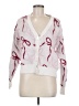 Celebrity Pink White Cardigan Size M - photo 1
