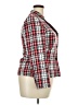 Henry Lee 100% Acrylic Plaid Red Blazer Size 14 - photo 4