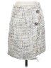 Zara Basic Tweed Silver Casual Skirt Size S - photo 1